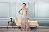Alex Evenings Women's Long V Neck Fit and Flare Dress with Shawl (Petite Regular), Rose Gold, 16