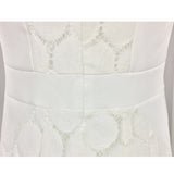 White Lace Mini Dress