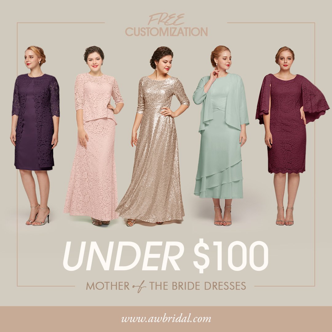 AW Bridal Mother of the Bride Dress